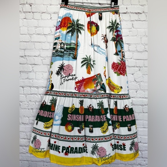 Rachel Zoe Dresses & Skirts - RACHEL ZOE Sunshine Paradise Tiered Maxi Skirt--NWT--M